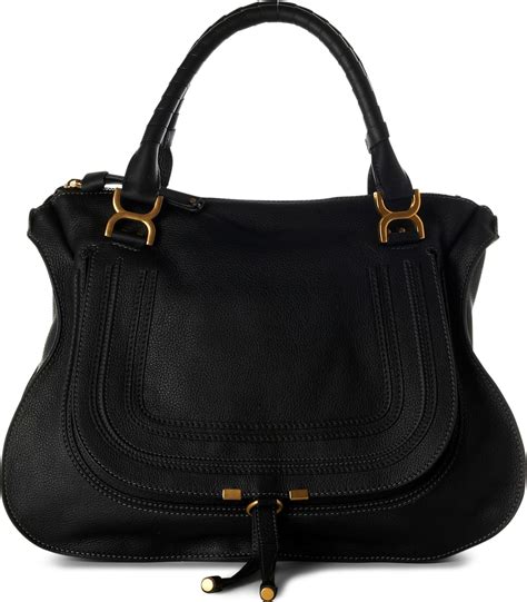 chloe marcie shoulder bag black|chloe marcie bag knockoff.